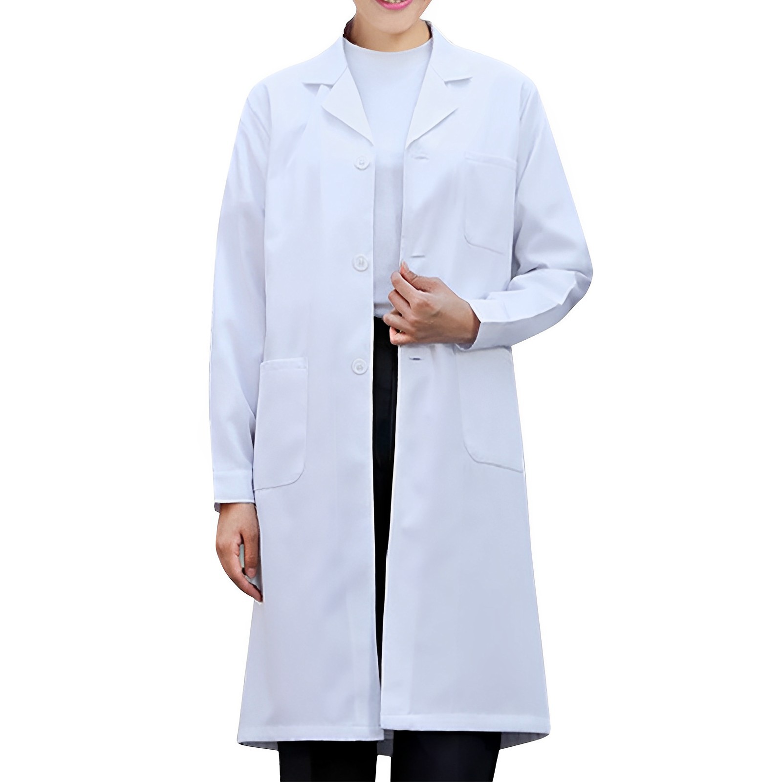 Medical Lab Coats - Camice da laboratorio bianco per donna