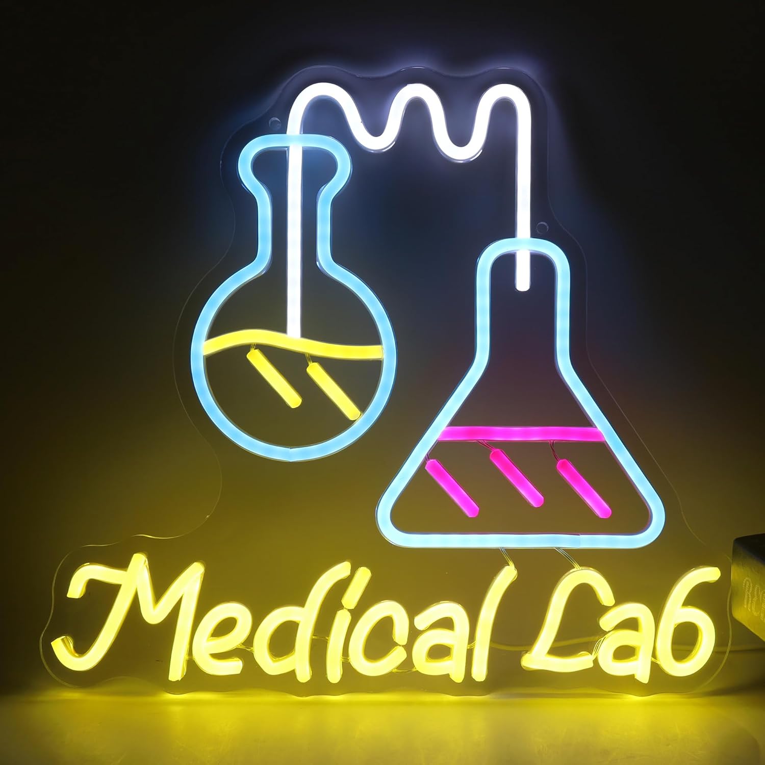 Medical Lab Gifts - Insegna al Neon a Tema Laboratorio