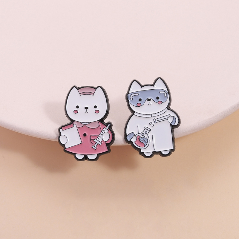 Medical Lab Gifts - 2 pezzi simpatico cartone animato gatto