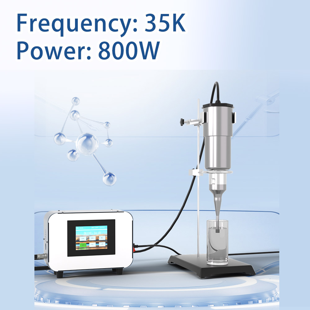 Ultrasonic Cleaner Lab - Emulsionatore a Ultrasuoni da Laboratorio 35KHz,