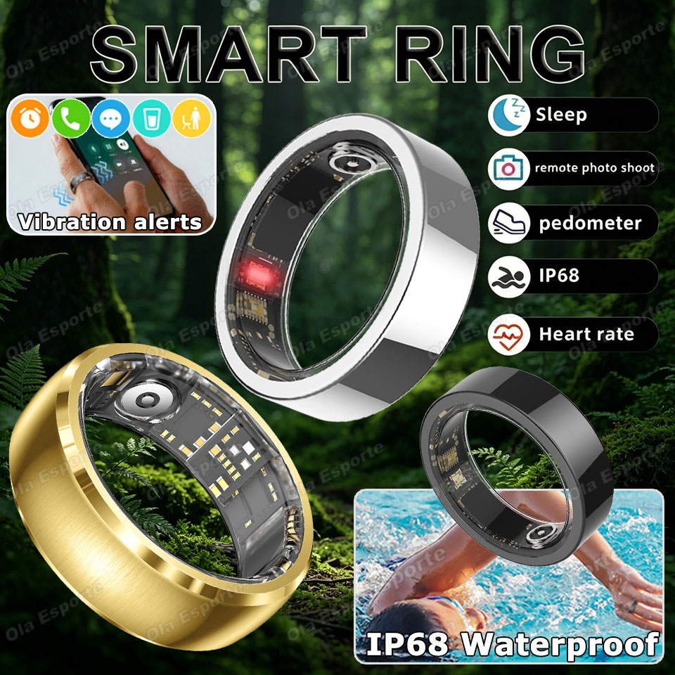 Blood Pressure Monitor - Anello Intelligente con Promemoria a Vibrazione,