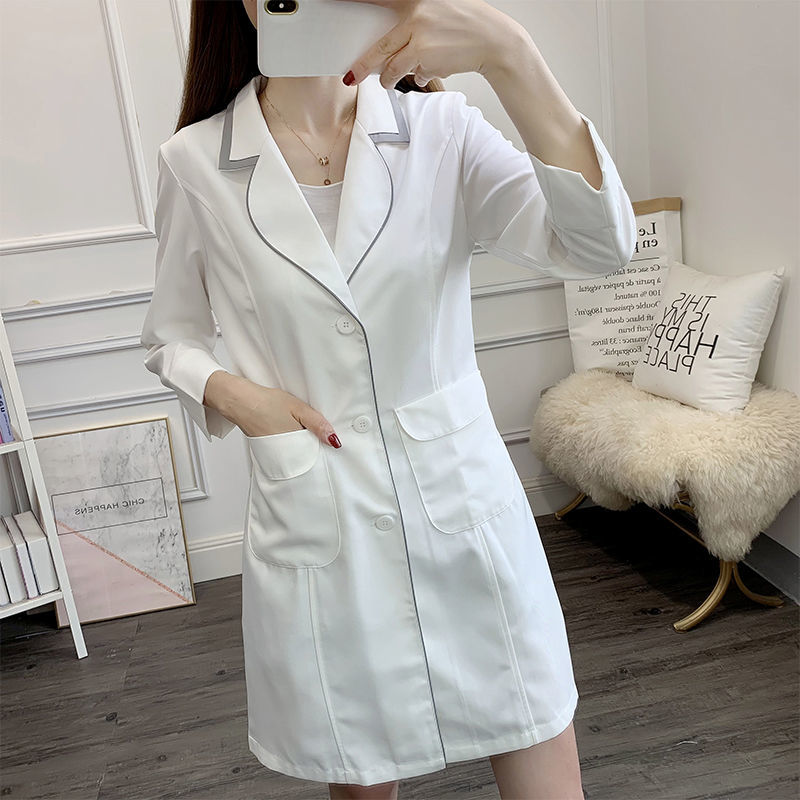 abito corto bianco uniforme di - Medical Lab Coats recensione e prezzo