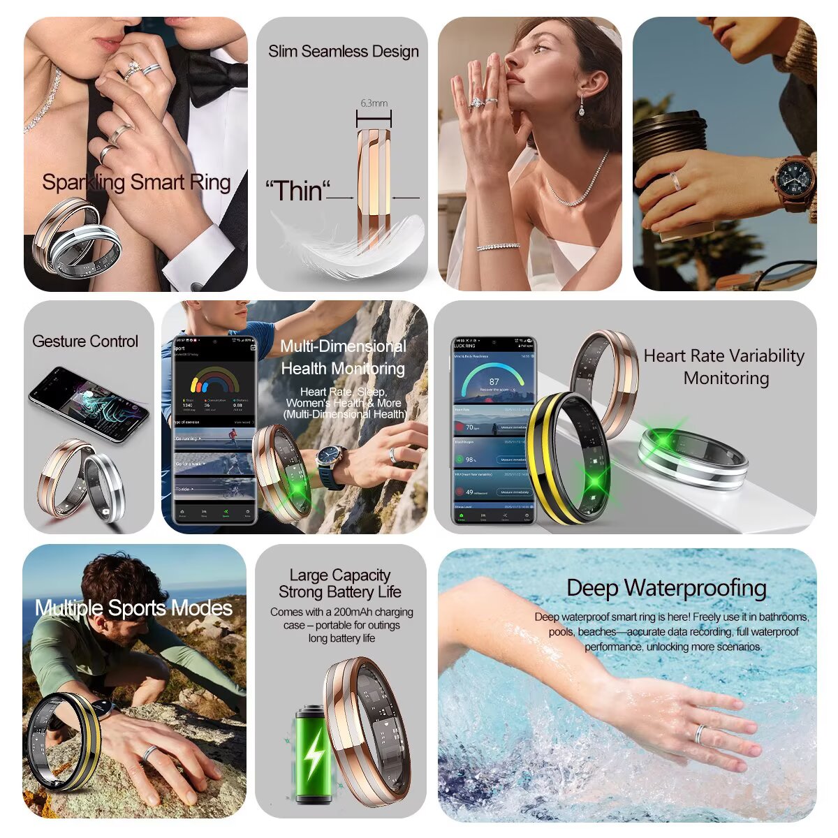 Anello Smart 2026 per Uomo e D - Blood Pressure Monitor recensione e prezzo