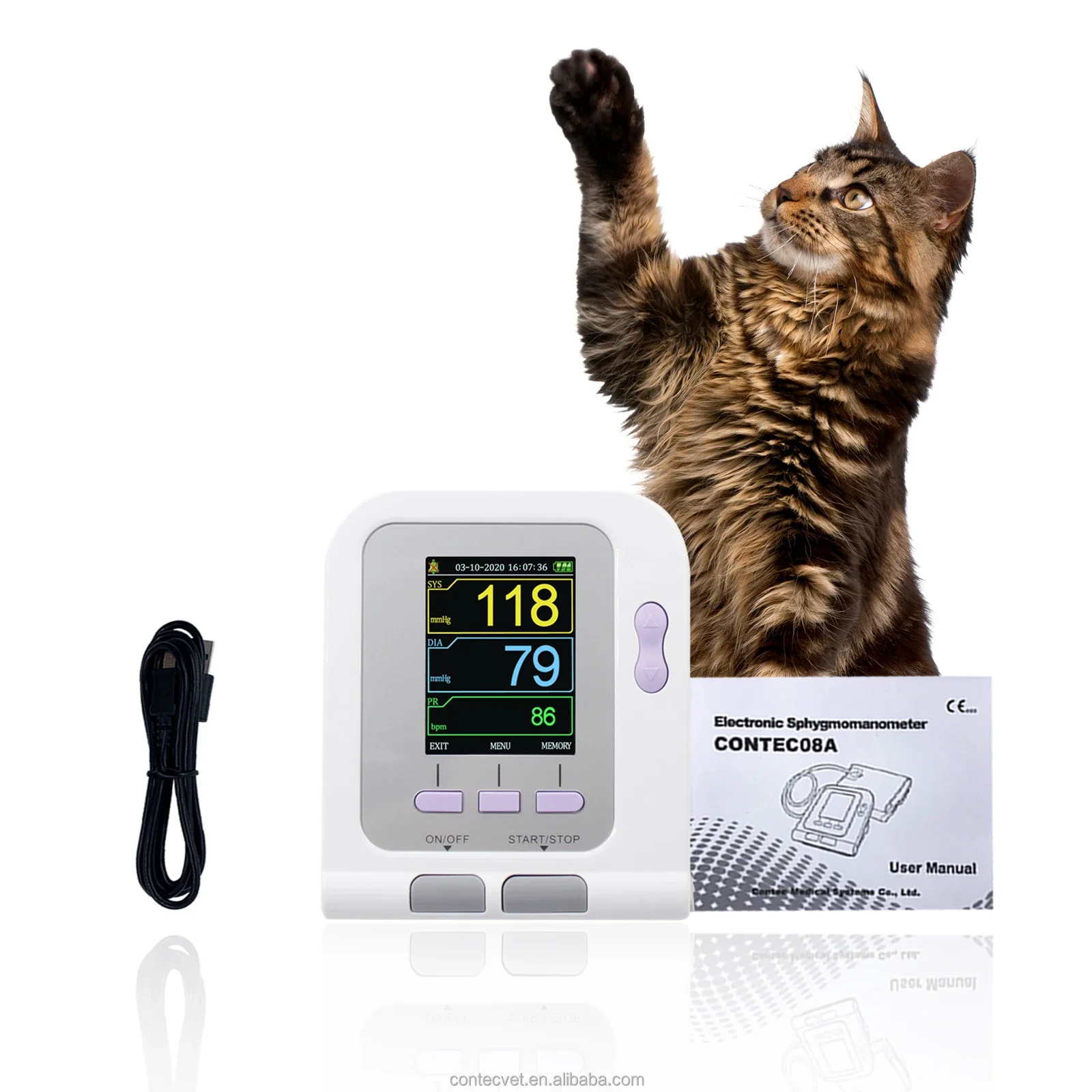 CONTEC08A-VET Attrezzatura Vet - Blood Pressure Monitor recensione e prezzo