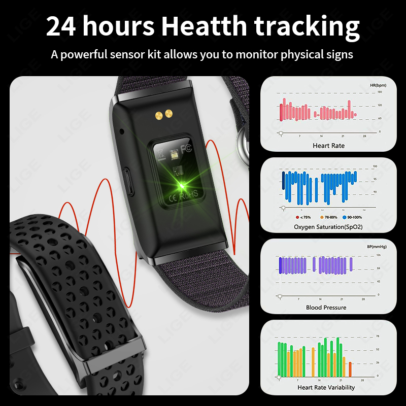 LIGE 100+ Sport Fitness Tracke - Blood Pressure Monitor recensione e prezzo